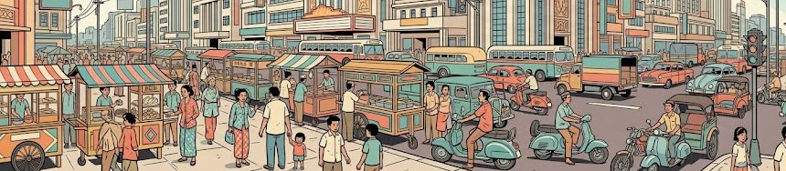 Sore-sore di Jalan Kebon Sirih, Menteng