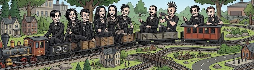 Naik kereta api yuk